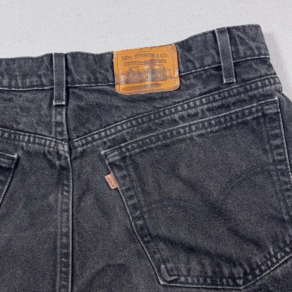 Vintage‎ Levi's 513 Loose Fit Jeans Men 40x34 Black Denim Made in USA 90s